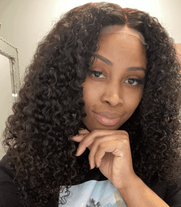 Ready Made - Mia - 4 X 4 Kinky Curly Lace Closure Wig